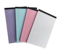 4 piezas, 50 blocs legales, cuadernos con rayas estrechas, escritura pequeña A 4 A, 5, papel rayado para el hogar, la escuela y la oficina