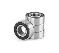 4 Piezas 686-2RS Rodamientos de Bolas 6x13x5mm, Acero al Cromo y Prelubricados, Rodamientos Rígidos de Goma Miniaturas con doble blindaje, para Monopatines, Patines de Rueda, patines en línea