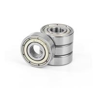 4 Piezas 695ZZ Rodamientos de Bolas Miniatura, 5x13x4mm Rodamiento de Bolas con Ranura Profunda, Acero al cromo, Doble Blindaje de Metal, 695-2Z, para monopatines, Scooters, Patines