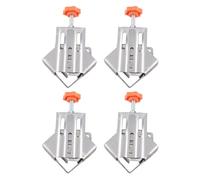 4 Piezas Abrazaderas de Ángulo Recto de 90 Grados Juego de Abrazaderas de Esquina de Acero Inoxidable Empalme Rápido de un Solo Mango para Carpintería Proyectos de Bricolaje