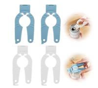 4 Piezas Abrelatas Profesional Manual, Abridor de Tarros, Latas, Botellas Multifunción para Ancianos y Manos Débiles y Sufridores de Artritis,Kit de abridor de Botellas,abre botes tarros,abrelatas