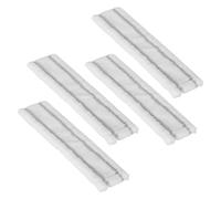 4 Piezas Accesorios Fundas de Mopa de Microfibra Repuestos de Fundas de Mopa de Microfibra Compatibles Extractor de Labios de Goma para Aspirador de Ventanas Kärcher WV2 WV5 WV6 Plus 27,5 x 7 cm