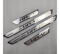 4 Piezas Acero Inoxidable Embellecedores de Umbral de Puerta de Coche para Hon-da HRV HR-V 2015-2021 2022 2023 2024, Autoadhesivo Puerta Guardias del Borde Estribos