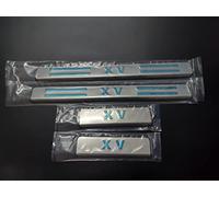 4 Piezas Acero Inoxidable umbral de puerta de coche para Subaru XV, Bienvenidos Pedal Placas ProteccióN Accesorios De AutomáTico