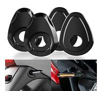 4 Piezas adaptadores de señal de Giro de Motocicleta adaptadores de señal de Giro Placas de Montaje Placas de Montaje para Yamaha FZ6 FZ1 YZF-R6 YZF-R1 TDM 900 XJ6 D