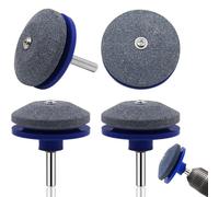 4 Piezas Afiladoras de Cortacésped, Cortacésped Afilador de Cuchillas, Afiladoras per Herramientas de Jardín, para Cortacésped para Taladro Eléctrico Kit de Reparación de Taladro Manual