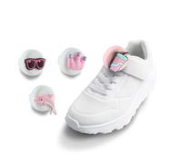 [ 4 Piezas ] Airtag Soporte para Cordones de Zapatos para Niños, Funda Protectora Impermeable para Airtag Funda de Silicona Oculta de Rastreador GPS para Zapatos de Niños (A Rosa)