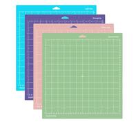4 Piezas Alfombrilla de Corte para Cricut y Explore, 30,5 x 30,5 cm (StandardGrip, LightGrip, StrongGrip, FabricGrip), Antideslizante Duradera, para Coser Acolchado Proyectos de Artes