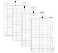 4 Piezas Alfombrilla de Corte Plotter Base Tapete de Corte 13" & 8.9" para Silhouette Cameo/Cricut Explore/Maker, StandardGrip Cutting Mat Adhesiva para Manualidades y Costura- 33.5 x 22.5CM