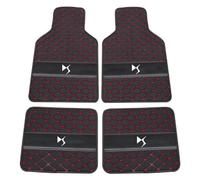 4 Piezas Alfombrillas Coche, para Citroen Ds4 2019-2022 Personalizadas Alfombrillas Coche, Antideslizantes Alfombras Delanteras e traseras,D