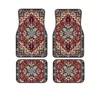 4 Piezas Alfombrillas Coche, para KIA Stonic 2017 2018 2019 2020 2021 2022 2023 2024 2024 Antideslizantes Alfombras Delanteras e traseras, Alfombra de Moqueta para Vehículo,A