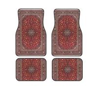 4 Piezas Alfombrillas Coche, para VW Caddy 4 IV Kombi 2015-2020 Antideslizantes Alfombras Delanteras e traseras, Alfombra de Moqueta para Vehículo,A