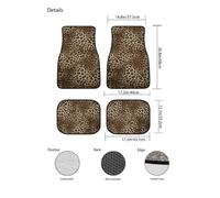 4 Piezas Alfombrillas de Coche, para Mitsubishi L200 EVO Grandis Fortls Colt Resistente Desgaste Coche Alfombra Juego Alfombrillas de Coche Tapetes Varias Estaciones