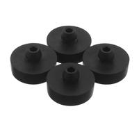 4 Piezas Almohadillas de Goma Negras para Stepper, Antideslizantes y | Base Texturizada Bordes Elevados, Reduce Vibración y Protege el Suelo en Gimnasio Doméstico