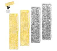 4 Piezas Almohadillas de Microfibra de Repuesto para Kärcher, Almohadillas de Limpieza Compatibles con Kärcher WV2 WV5 WV6 Plus, Accesorios para Botella de Spray Aspiradora de Ventanas para Kärcher