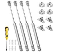 4 Piezas Amortiguadores de Gas 200N / 20kg Pistones a Gas Hidráulico Muebles Cocina Amortiguador Puertas Elevables Pistones a Gas Muebles Cocina Amortiguadores Muebles Bisagras Puertas Cocina