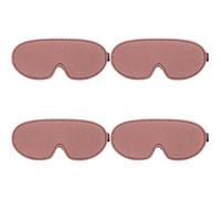 4 Piezas Antifaz Para Dormir 3d A Prueba De Luz Dormir Con Los Ojos Vendados Noche Cubre Ojos De Seda Para Dormir Espuma De Memoria Viajar Esponja Gafas De Protección