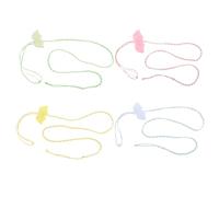 4 Piezas Arnés Chaleco Ajustable Alas de Ángel | Nylon y Tela, para Paseos al Aire Libre, Estilo Elegante, Distribuye la Tracción, Resistente