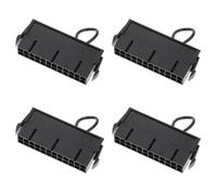 4 Piezas Arrancador de Fuente ATX de 24 Pines, Comprobador ABS | Cables 1007 18awg, Uso para Hardware y Montaje de Refrigeración, Compatible Conectores Atx Eps 20/24