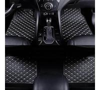 4 Piezas Auto Alfombrillas para BYD Dolphin Surf 2025, Cuero Alfombrillas Auto, Juego Completo de Alfombras Delanteras y Traseras Antideslizante Impermeables,White
