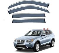 4 Piezas Auto Deflectores De Viento para BMW X3 F25 2011-2017, Derivabrisas De Aire Cortavientos Protector Ventanas Laterales