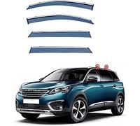 4 Piezas Auto Deflectores De Viento para Peugeot 5008 P87 2017-2022, Derivabrisas De Aire Cortavientos Protector Ventanas Laterales