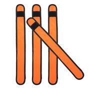 4 Piezas Banda LED Reflectante para Tobillos de Caballo, Seguridad Nocturna | Tela Naranja Resistente al Desgaste, para Montar de Noche y Rutas, Visibilidad Mejorada