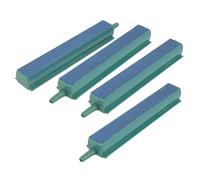 4 Piezas Barra Difusor de Oxígeno Acuario 10 cm - Piedra de Burbujas con Base Plástica Cuadrada para Nano Bomba de Aire, Cubo y Pecera(10 CM)