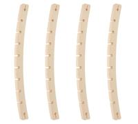 4 Piezas Barra Ondulada Desmontable Diseño en Media Luna | Accesorios para Reparación de Hamacas de Algodón, Soporte Portátil, Montaje Rápido, Uso en Exteriores y Junto Piscina