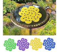 4 Piezas Bee Watering Station | Floating Bee Island | Estación de Riego para Abeja | Isla Flotante para Abeja | Bebedero for Mariposas y Abeja for Polinizadores Sedientos Jardín, Patio y Granja