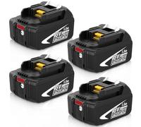 4 Piezas BL1850b Repuesto para Makita batería 18V 5,0 Ah Repuesto para Makita batería 18V BL1860B BL1850B BL1850 BL1840 BL1830 BL1860 BL1835 BL1845 BL1820B con indicador LED