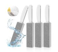 4 Piezas Bloque para Limpieza de Wc,Limpieza Piedra Pomez con Mango Colgante,Limpios Piedra PóMez Uso Doméstico,Escobilla de BañO de Piedra PóMez,para Limpieza Baño,Inodor,Cuidado Parrilla De Los Pies