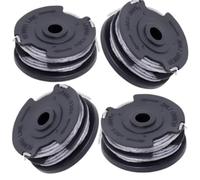 4 Piezas Bobina Hilo de Repuesto Compatible con Greenworks G40LT G40LTK2 G40LTK2x,40V Cortabordes Bobina de Hilo Doble