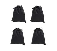 4 Piezas Bolsa de Cordón Impermeable,Bolsa Organizadora para Ropa y Zapatos, Bolsa de Gimnasio,Oxford,Negro,Multiusos para Viaje Natación Yoga Deportes al Aire Libre Familia (2 cuerda, 30*40cm)