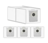 (4 Piezas) Bolsas de Polvo Compatibles con ECOVACS DEEBOT X9 PRO OMNI/ T80 Omni/ X8 Omni/ X8 Pro Omni/ T50 MAX PRO Omni/ T50 PRO Omni/ T30C Omni, Filtro de Robot Barredor Piezas de Repuesto