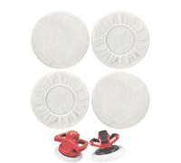 4 piezas Bonnet de polissage, Almohadillas pulidoras de capó, Paquetes de capó de pulido, Para pulidoras de automóvil a batería Einhell CE-CB 18/254 Li, Para pulidoras de 220mm-250mm