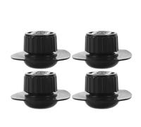 4 Piezas Boquilla de Inflado Automático de TPU Negro para Asiento | Válvula de Escape Integrada, Barrera contra Humedad, para Campistas y Rafting, Uso en Evacuación