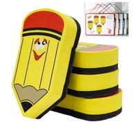 4 Piezas Borrador Pizarra Blanca Magnetico,10 × 5,5 × 2 cm Borrador de Pizarra Magnética EVA,Limpiar Sin Dejar Rastro,Para Pizarras Blancas, Blocs de Notas y Tableros de Actividades