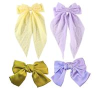 4 Piezas Bow Batpin, Horquilla Simple Y Versátil, Cabello Lindo Y Dulce, Accesorios Para El Cabello Para Mujeres, Accesorios Para El Peinado.