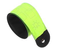 4 Piezas Brazalete LED Recargable, Banda Reflectante | Diseño Slap Band, Tela Ligera, Visibilidad Alta, Uso en Brazos y Tobillos, Luz Verde