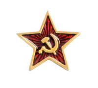 4 Piezas Broche de Aleación Estrella de Cinco Puntas para Mujer | Alfiler de Pecho Marxista, Insignia Decorativa de Uso Práctico, Acabado Trabajo Fino