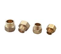 4 piezas BSP NPT hembra a M12 - M22 rosca macho métrica conector adaptador de instalación de tuberías de latón SUNBING(F BSP1l2-M M18x1.5)