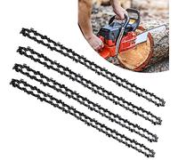 4 Piezas Cadena de Motosierra: Cadena de Sierra, Longitud de Corte 35 cm, Paso de Cadena de Sierra 3/8", Grosor Del Eslabón de Transmisión 1,3 Mm, Eslabones de Transmisión 52 Eslabones