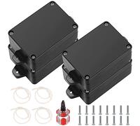 4 Piezas Caja de Conexiones Impermeable IP65, Caja Estanca Exterior Electrica, Cajas Estancas Electricidad, Derivación Conexiones Cables Electrónica, con Oreja Fija