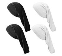 4 Piezas Capas Nocturnas Para Hombres, Capas Nocturnas Elásticas, Tapa Nocturna Simples Y Versátiles, Tapas De Ducha, Tapa Nocturna Suave Y Cómoda.