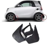 4 Piezas Car Mud Flaps Mudguards Splash Guard para Smart 451 Fortwo 453 Fortwo 2009-2020 Forfour 2015-2020, Faldillas Antibarro Front Rear Guardabarros de Coche
