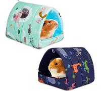 4 Piezas Casa para Cobayas, Cómodo Y Lavable Cama para Cobayas, Hogar Seguro para Roedores: Adecuado para Conejos Enanos, Chinchillas, Hámsters, Erizos, Hurones Y Ardillas