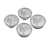 4 Piezas Centro de Rueda para Coche para DS 7 DS7 Crossback 2017-2022 60mm, Llantas Coche Tapones Rueda Auto Llantas Emblema Centrales,Silver