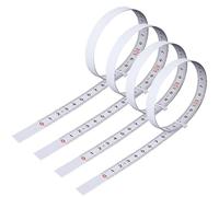 4 Piezas Cinta Métrica Autoadhesiva, Métrica Cinta Adhesiva Métrica, Cinta Metrica 1m Longitud Cortable la Escala es Clara y Precisa para Coser y Medir Carpintería