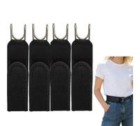4 Piezas Cinturón Sin Hebilla Para Hombre Y Mujer, Cinturón Táctico Con Gancho Metálico, Cinturóns Unisex Sin Hebilla, Cinturones Para Mujer, Para Hombre, Trabajo, Casual, Negocios, Hogar, Viajes